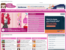 Tablet Screenshot of juegosdebelleza.com